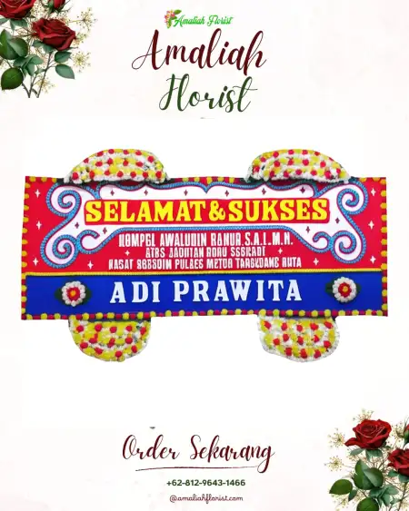 Papan Bunga Ucapan Selamat Sojopuro